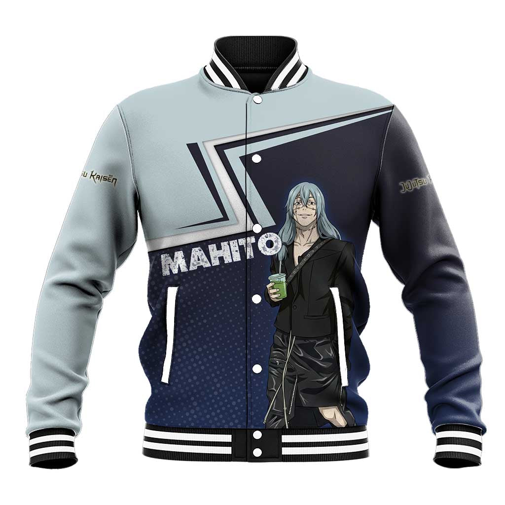 Mahito Baseball Jacket Stylish Anime Villain Aesthetic