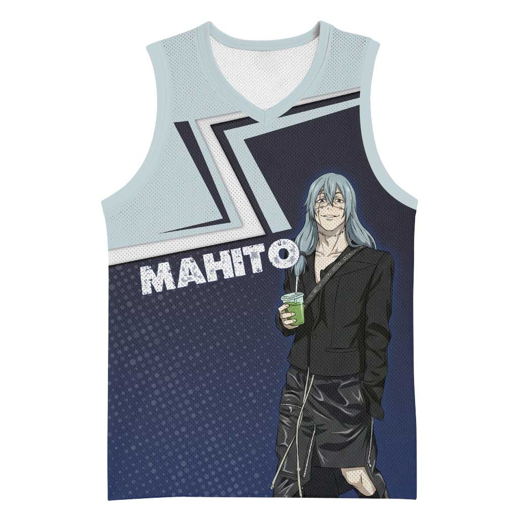 Mahito Basketball Jersey Stylish Anime Villain Aesthetic
