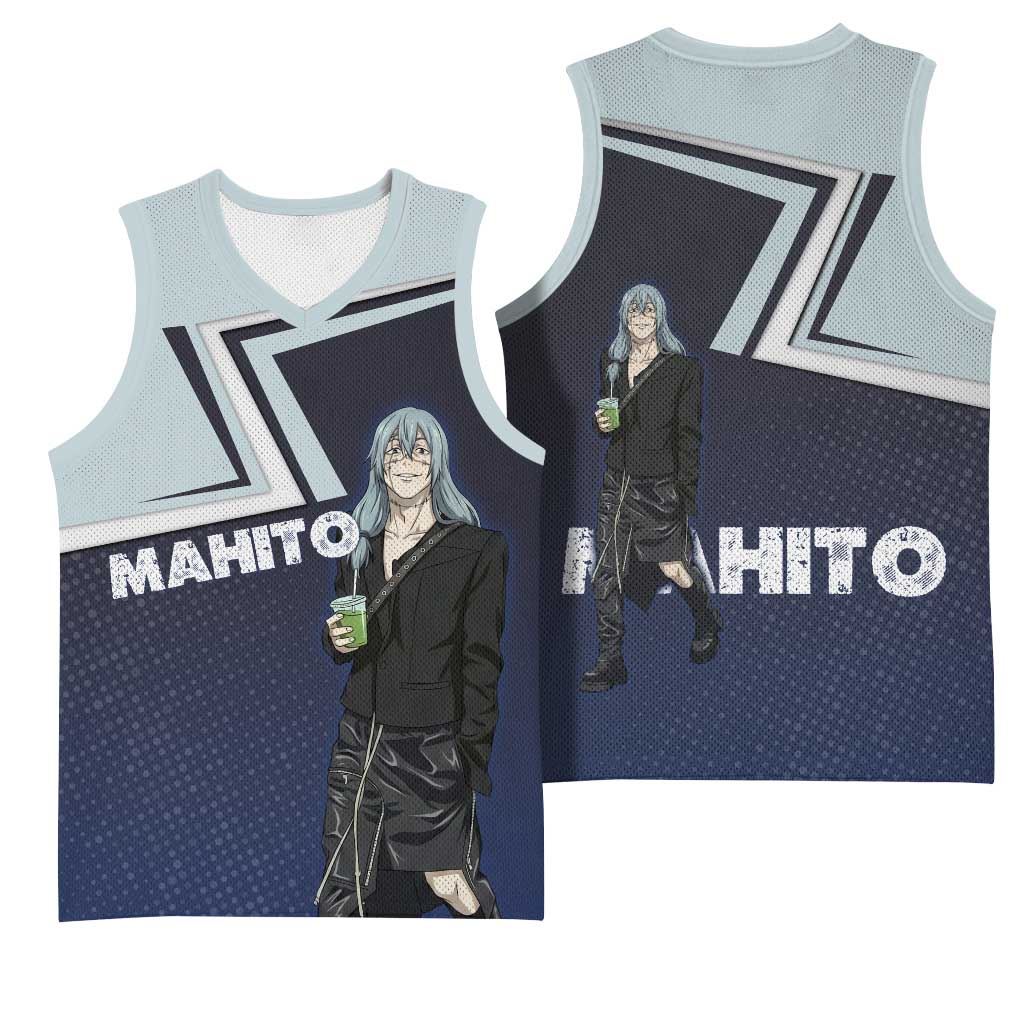 Mahito Basketball Jersey Stylish Anime Villain Aesthetic