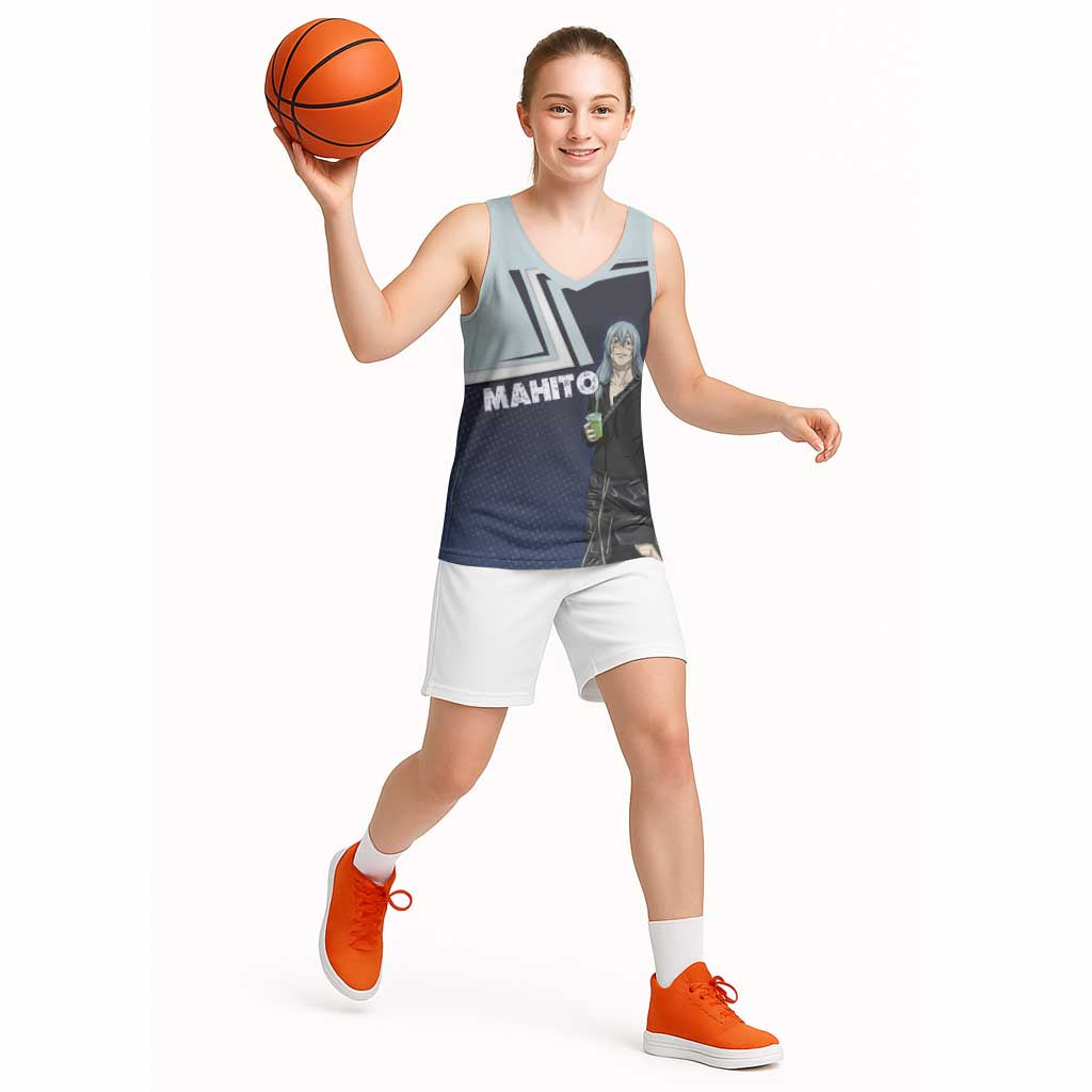 Mahito Basketball Jersey Stylish Anime Villain Aesthetic