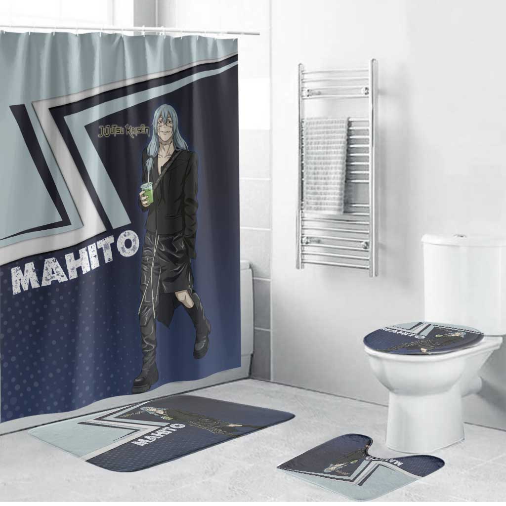 Mahito Bathroom Set Stylish Anime Villain Aesthetic
