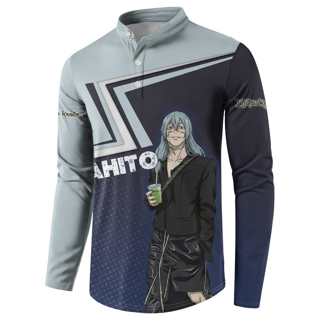 Mahito Button Sweatshirt Stylish Anime Villain Aesthetic