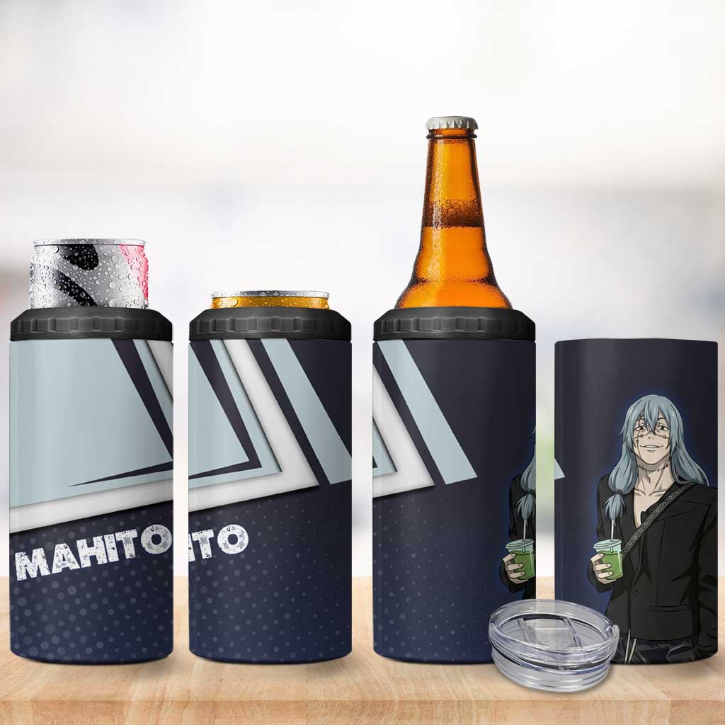 Mahito 4 in 1 Can Cooler Tumbler Stylish Anime Villain Aesthetic