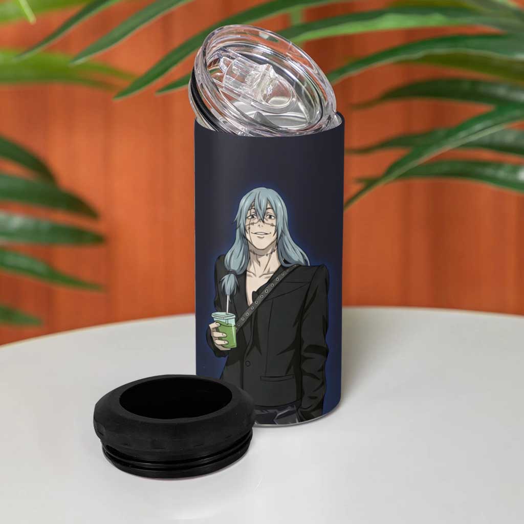 Mahito 4 in 1 Can Cooler Tumbler Stylish Anime Villain Aesthetic