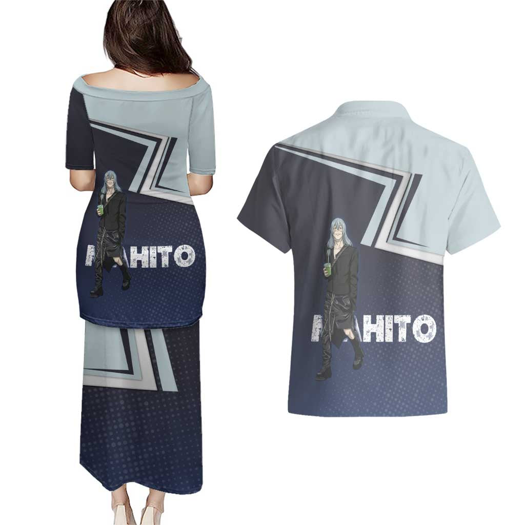 Mahito Couples Matching Puletasi and Hawaiian Shirt Stylish Anime Villain Aesthetic