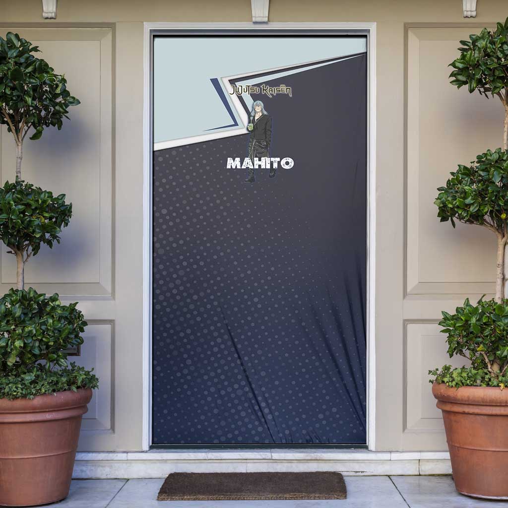 Mahito Door Cover Stylish Anime Villain Aesthetic