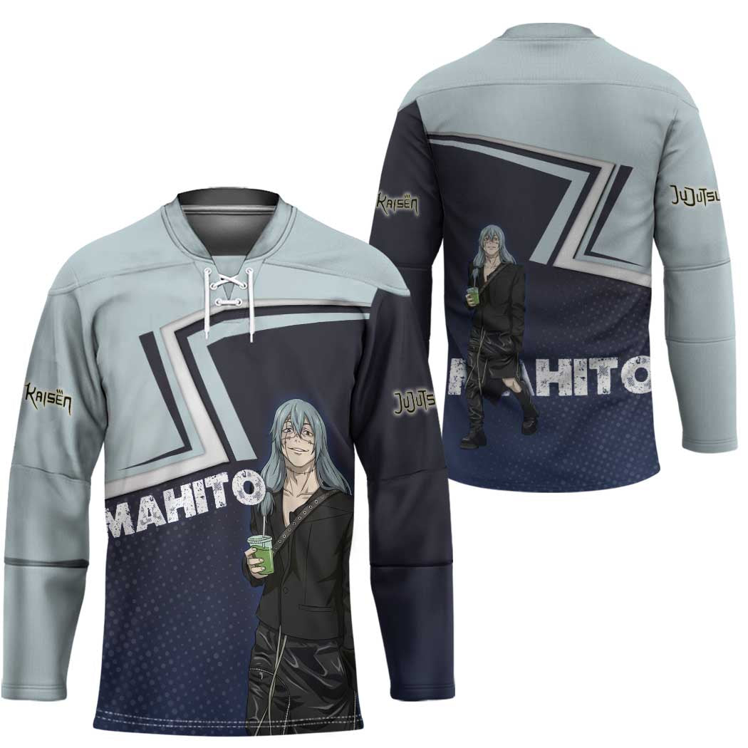 Mahito Hockey Jersey Stylish Anime Villain Aesthetic