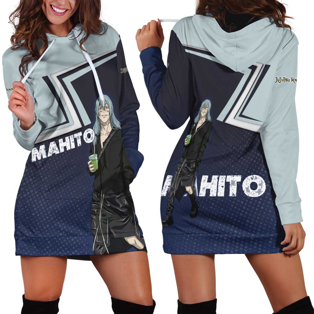 Mahito Hoodie Dress Stylish Anime Villain Aesthetic