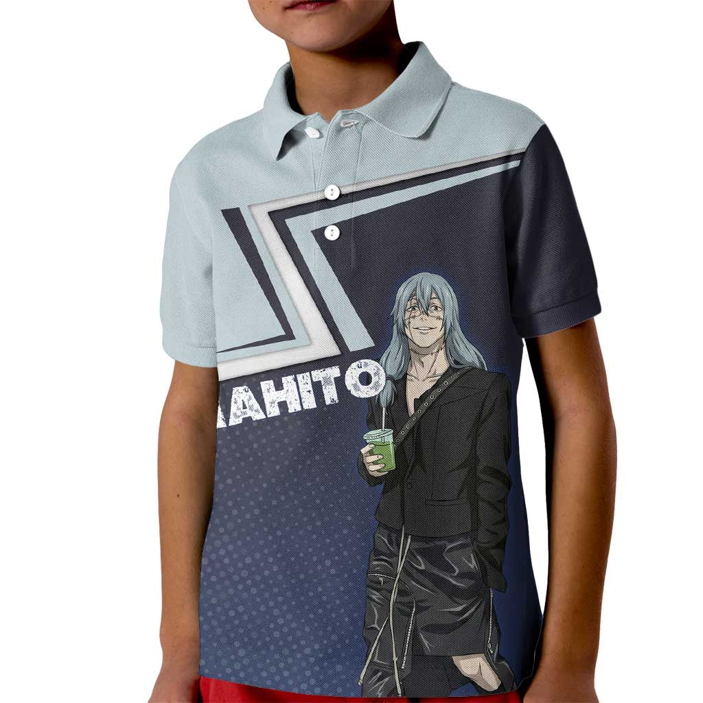 Mahito Kid Polo Shirt Stylish Anime Villain Aesthetic