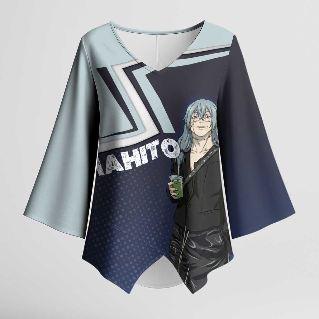 Mahito Kimono Sleeve Blouse Stylish Anime Villain Aesthetic