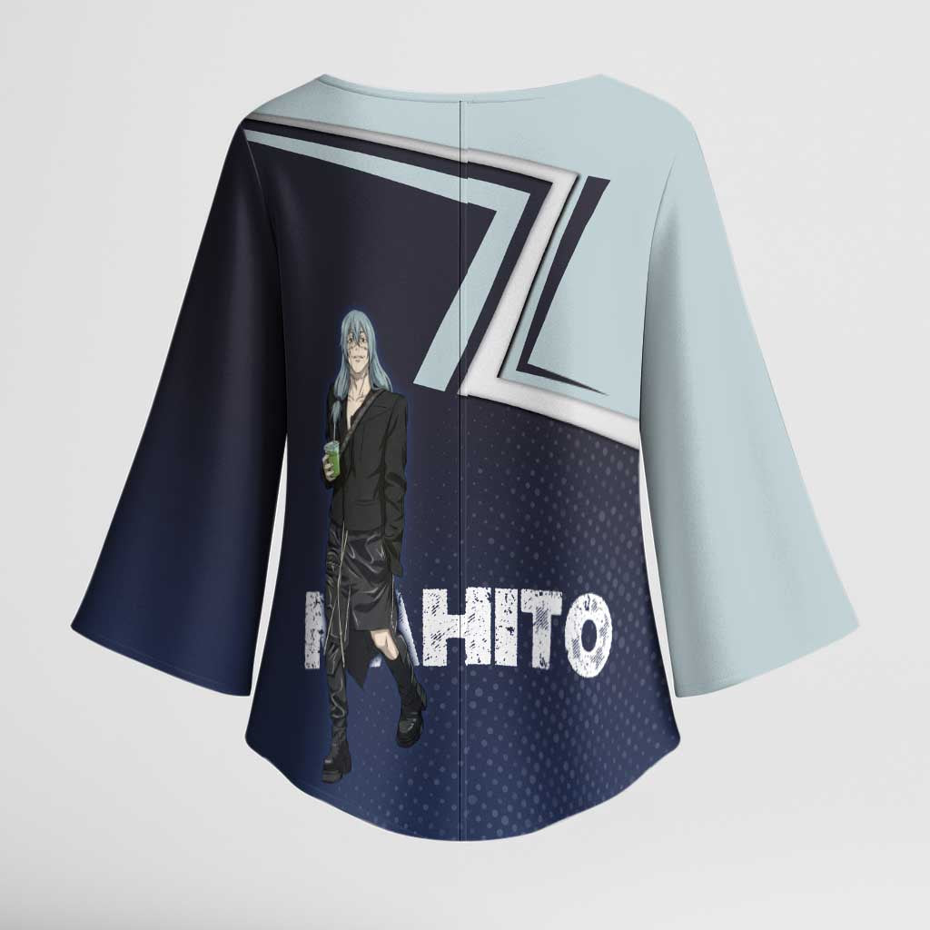 Mahito Kimono Sleeve Blouse Stylish Anime Villain Aesthetic