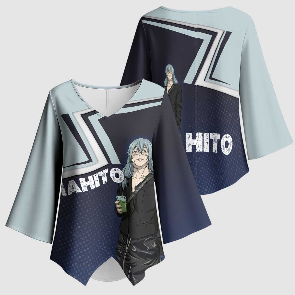 Mahito Kimono Sleeve Blouse Stylish Anime Villain Aesthetic