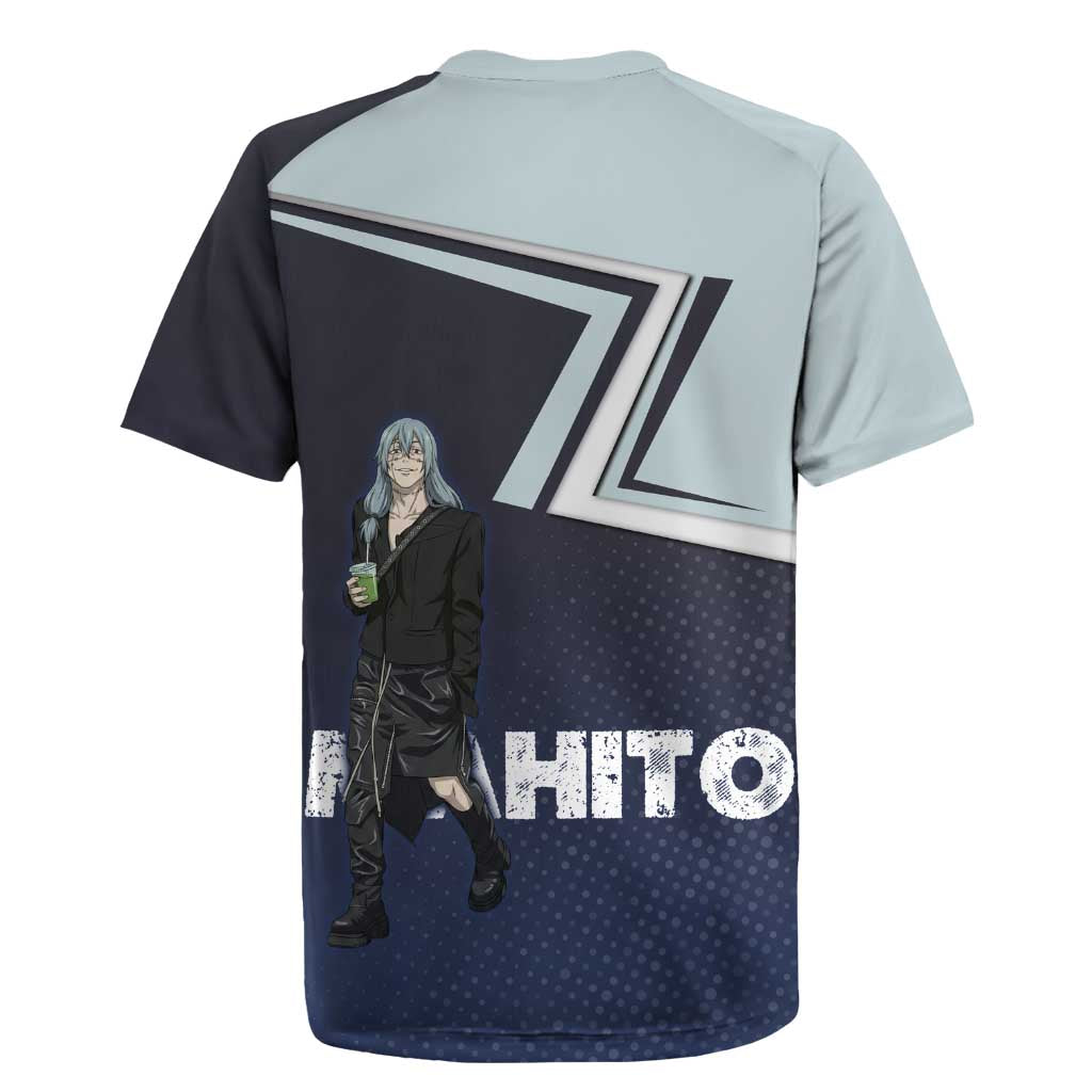 Mahito Rugby Jersey Stylish Anime Villain Aesthetic