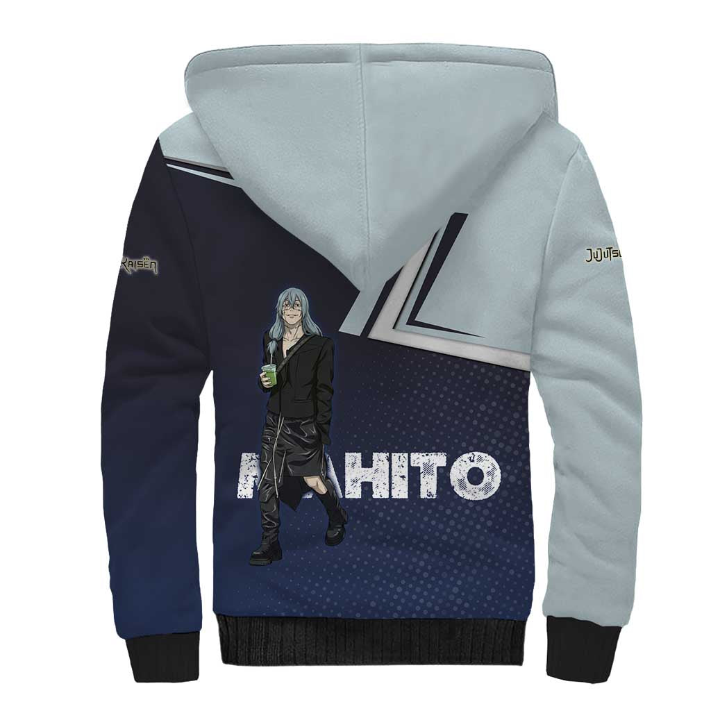 Mahito Sherpa Hoodie Stylish Anime Villain Aesthetic