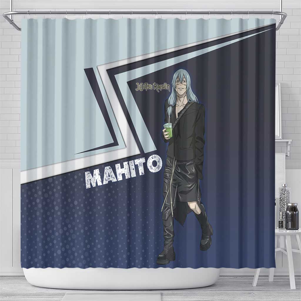 Mahito Shower Curtain Stylish Anime Villain Aesthetic