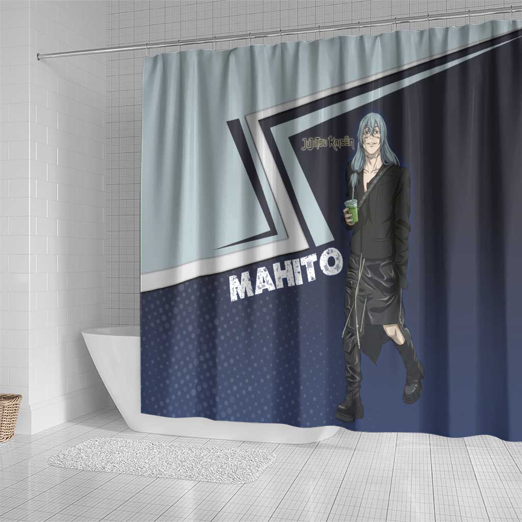 Mahito Shower Curtain Stylish Anime Villain Aesthetic