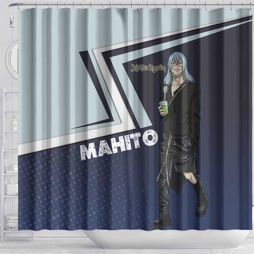 Mahito Shower Curtain Stylish Anime Villain Aesthetic