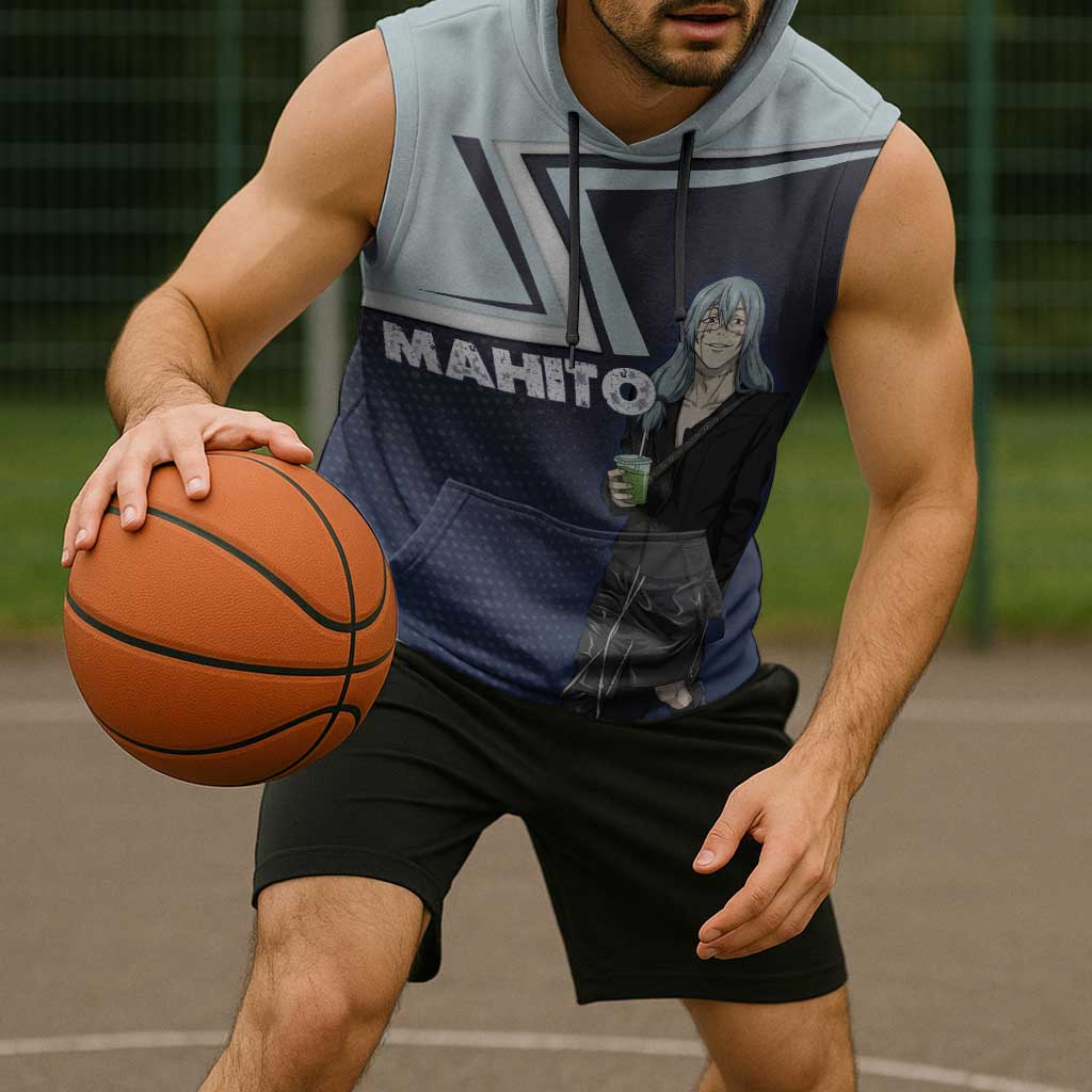 Mahito Sleeveless Hoodie Stylish Anime Villain Aesthetic