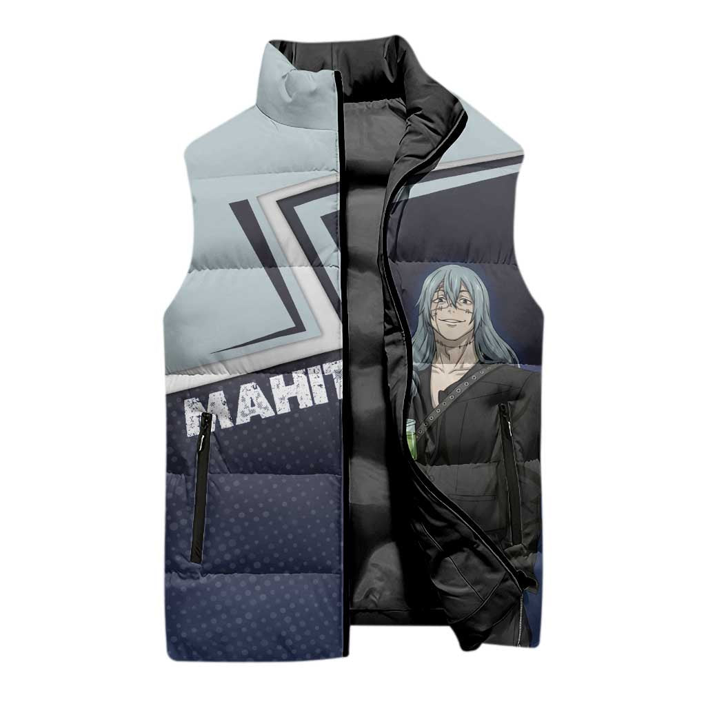 Mahito Sleeveless Puffer Jacket Stylish Anime Villain Aesthetic