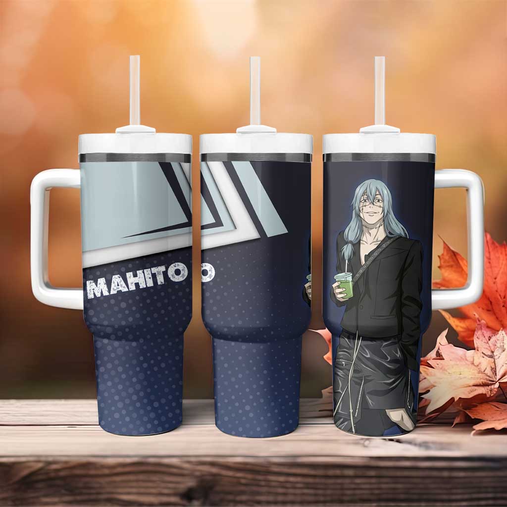 Mahito Tumbler With Handle Stylish Anime Villain Aesthetic