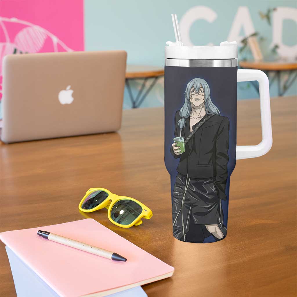 Mahito Tumbler With Handle Stylish Anime Villain Aesthetic