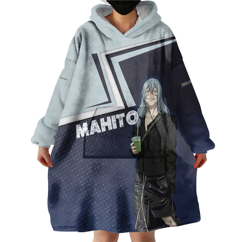 Mahito Wearable Blanket Hoodie Stylish Anime Villain Aesthetic