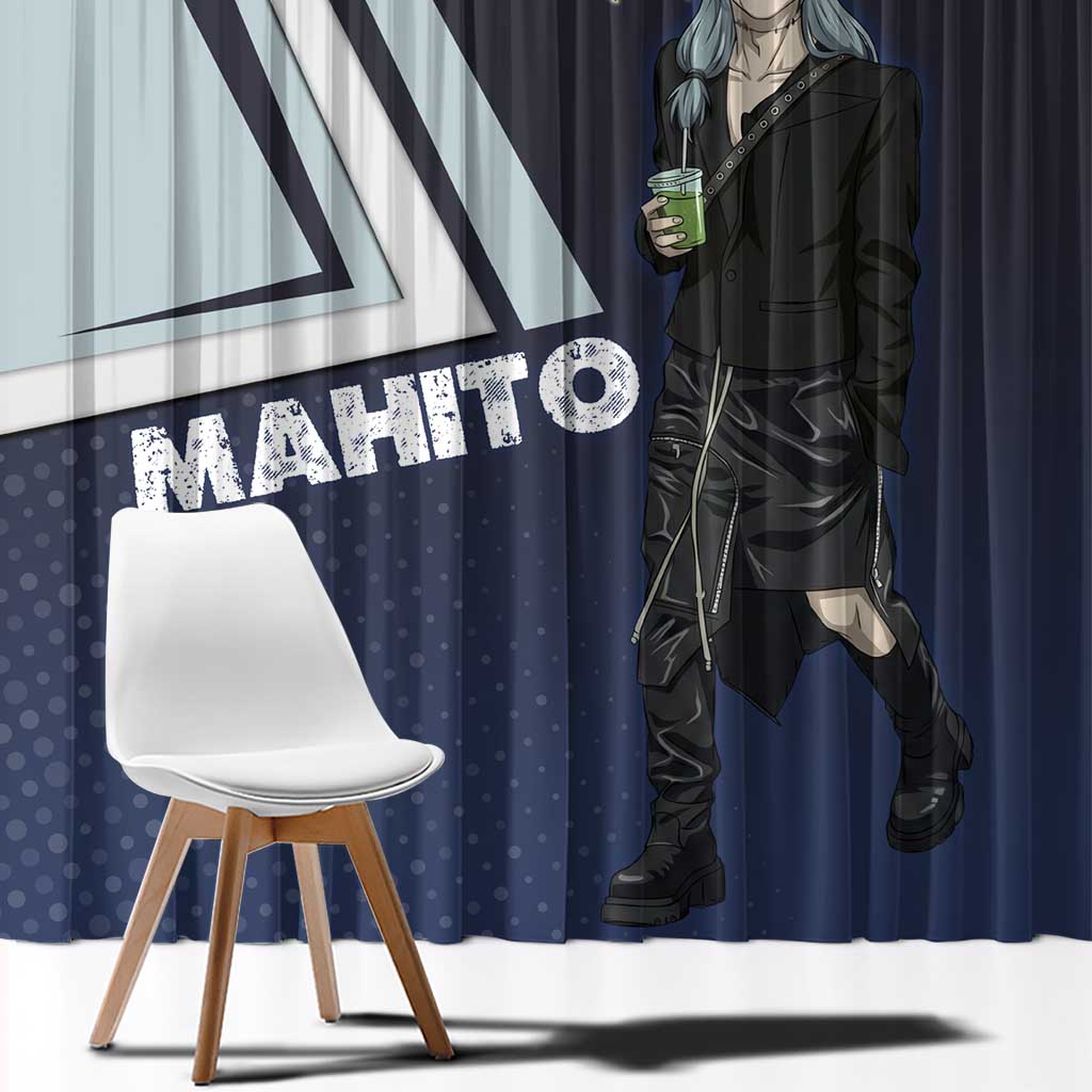Mahito Window Curtain Stylish Anime Villain Aesthetic