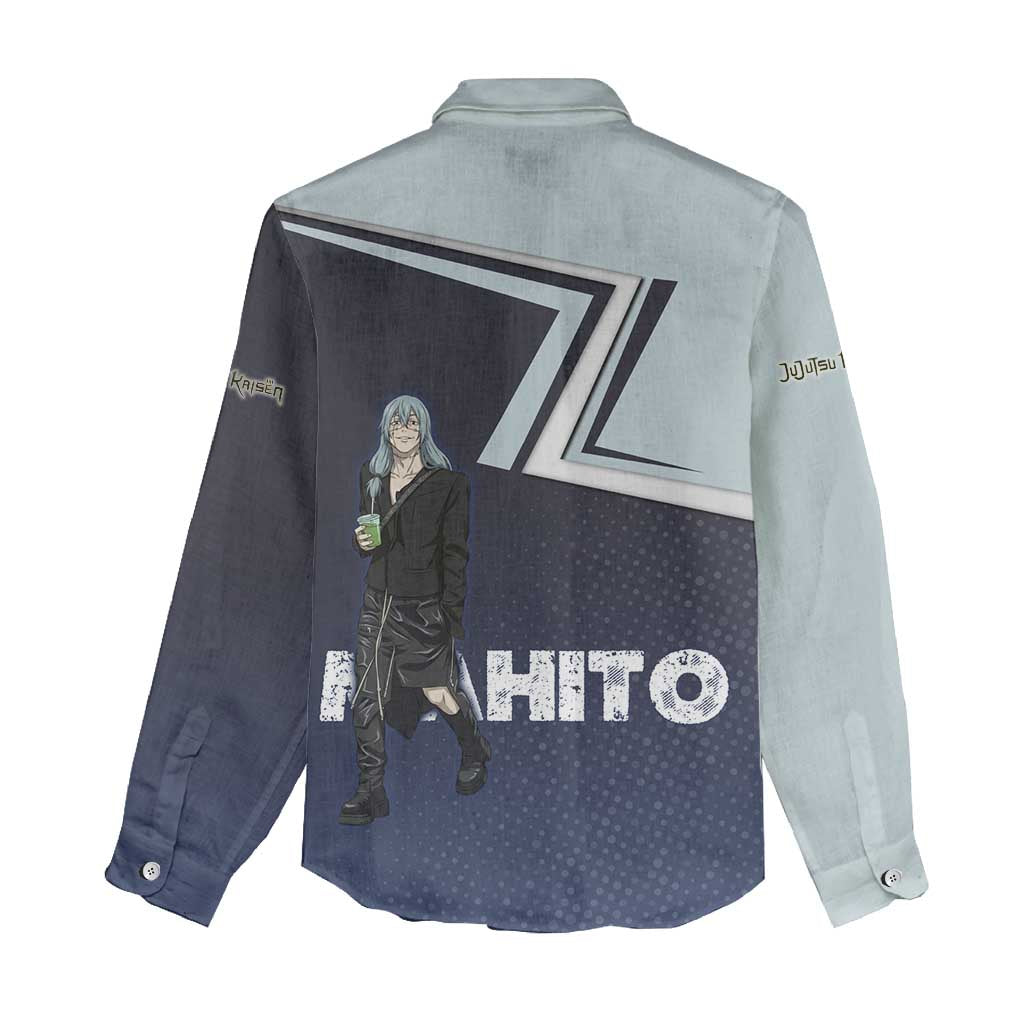Mahito Women Casual Shirt Stylish Anime Villain Aesthetic