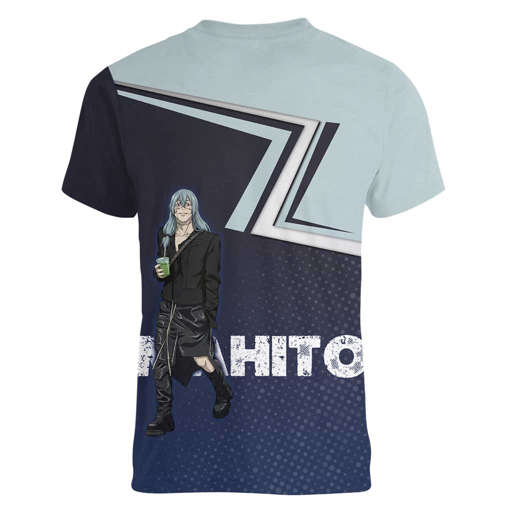 Mahito Women V-Neck T-Shirt Stylish Anime Villain Aesthetic