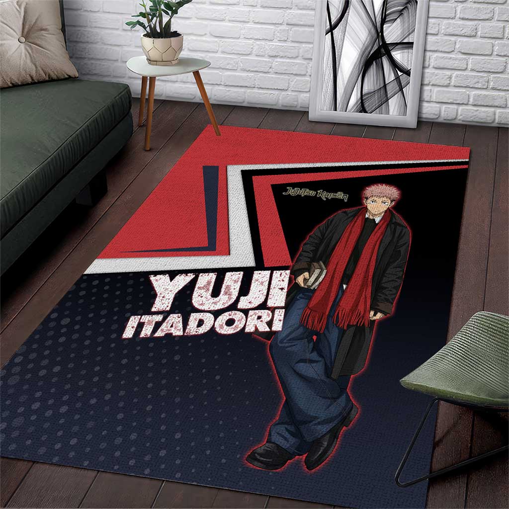 Yuji Itadori Area Rug Casual Anime Hero Style