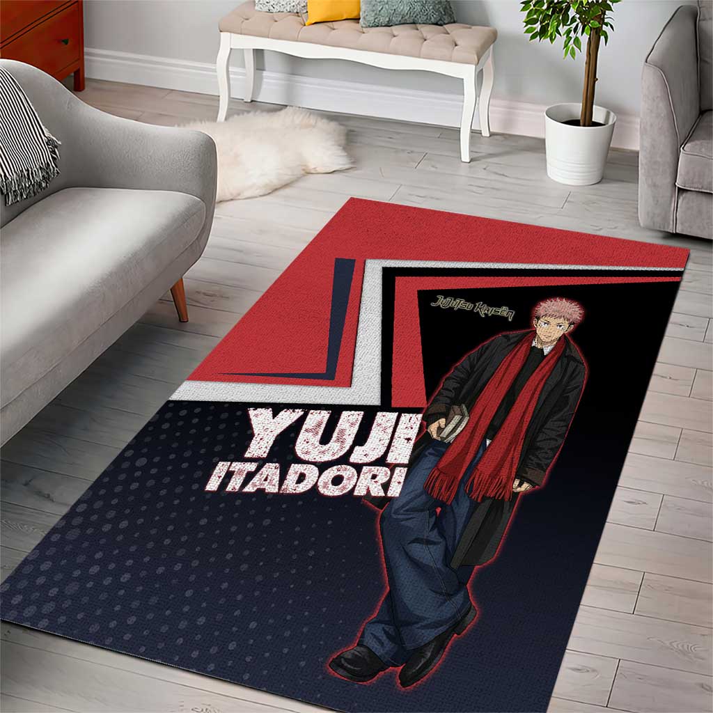 Yuji Itadori Area Rug Casual Anime Hero Style