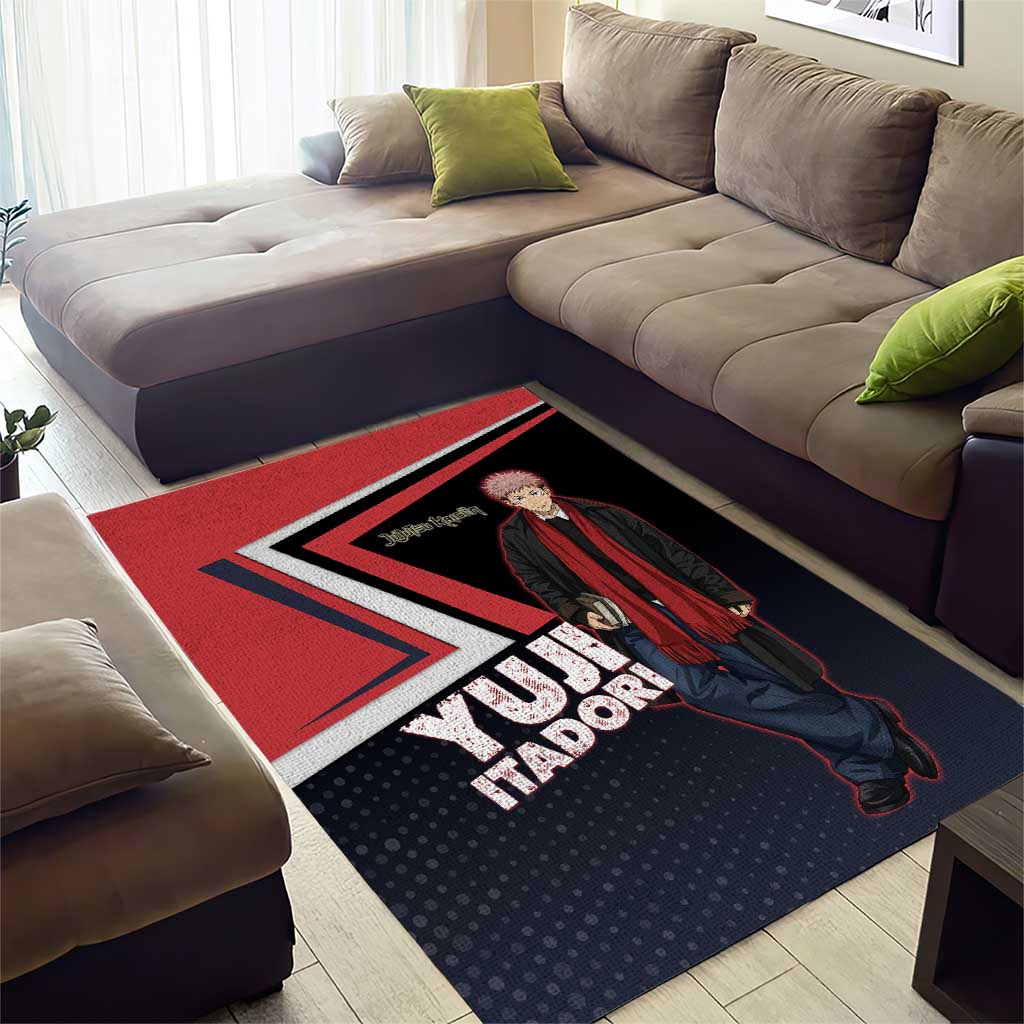 Yuji Itadori Area Rug Casual Anime Hero Style