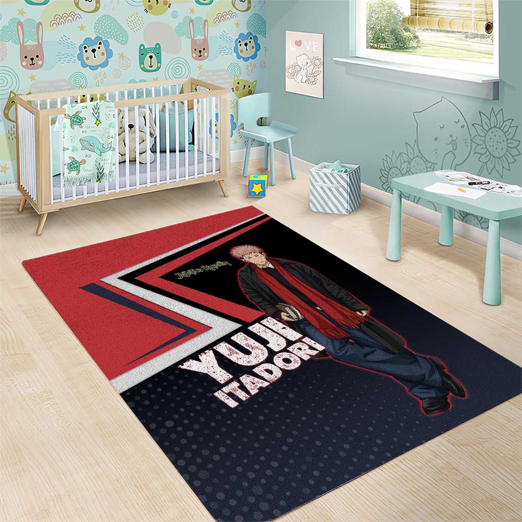 Yuji Itadori Area Rug Casual Anime Hero Style