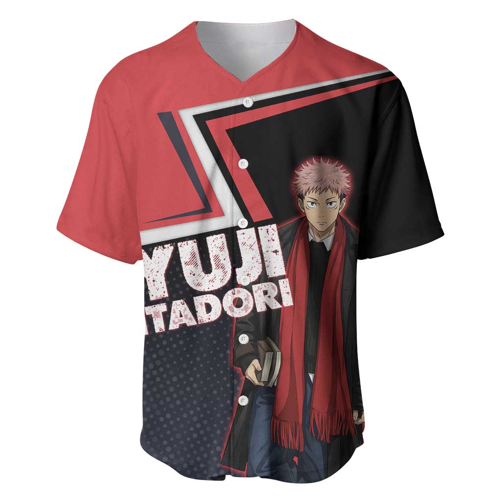 Yuji Itadori Baseball Jersey Casual Anime Hero Style