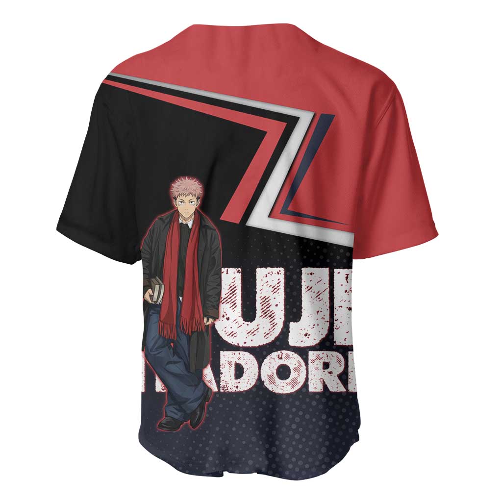 Yuji Itadori Baseball Jersey Casual Anime Hero Style
