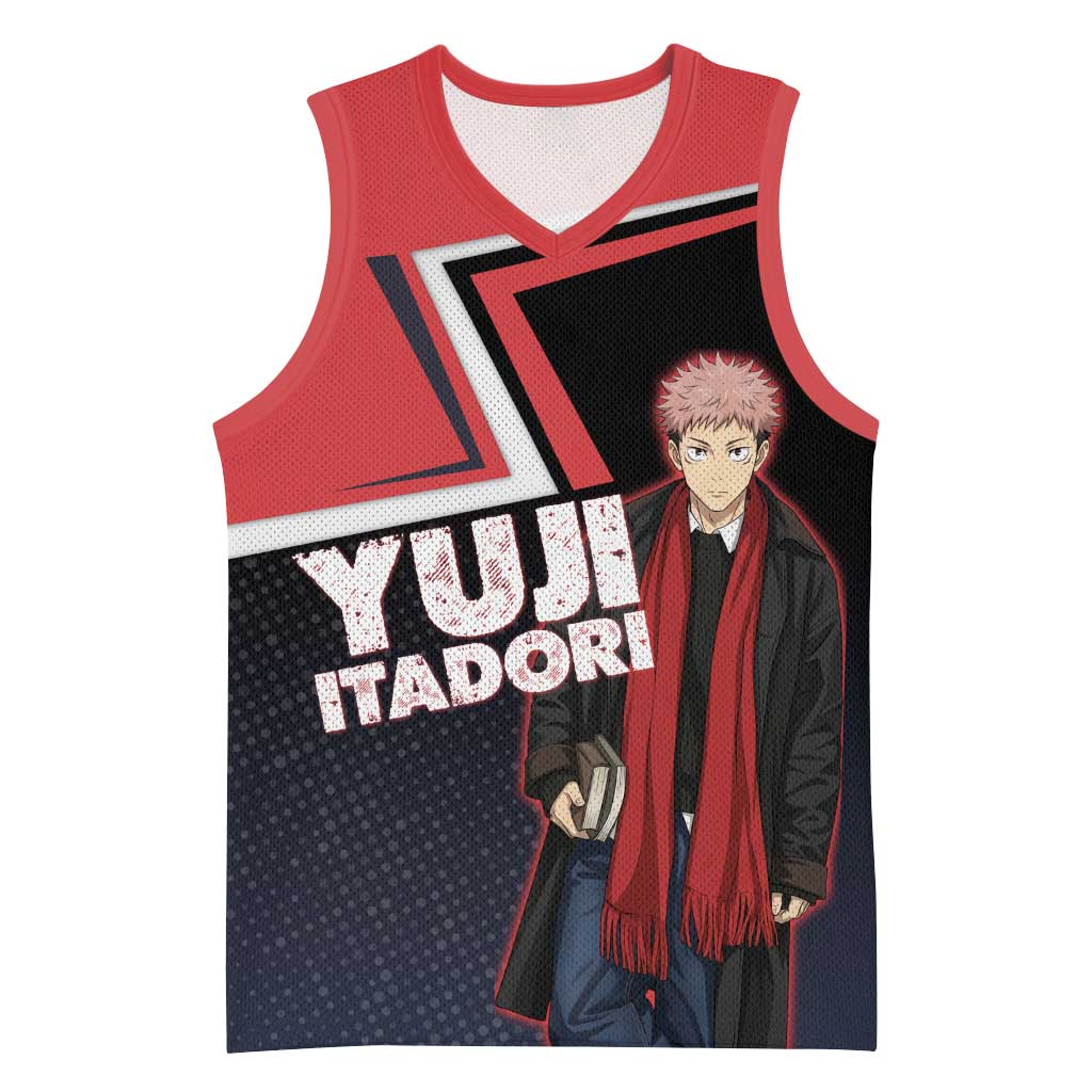 Yuji Itadori Basketball Jersey Casual Anime Hero Style