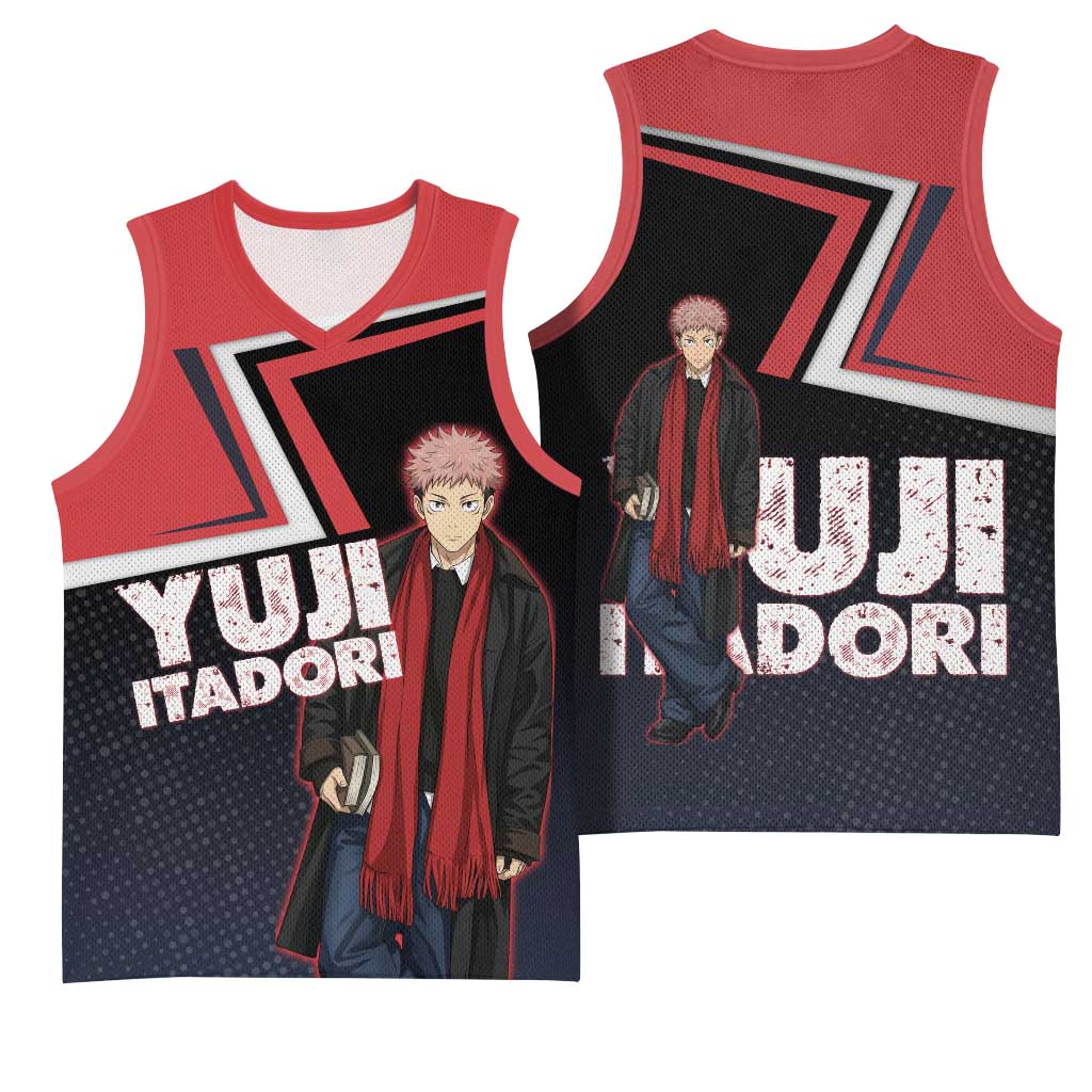 Yuji Itadori Basketball Jersey Casual Anime Hero Style