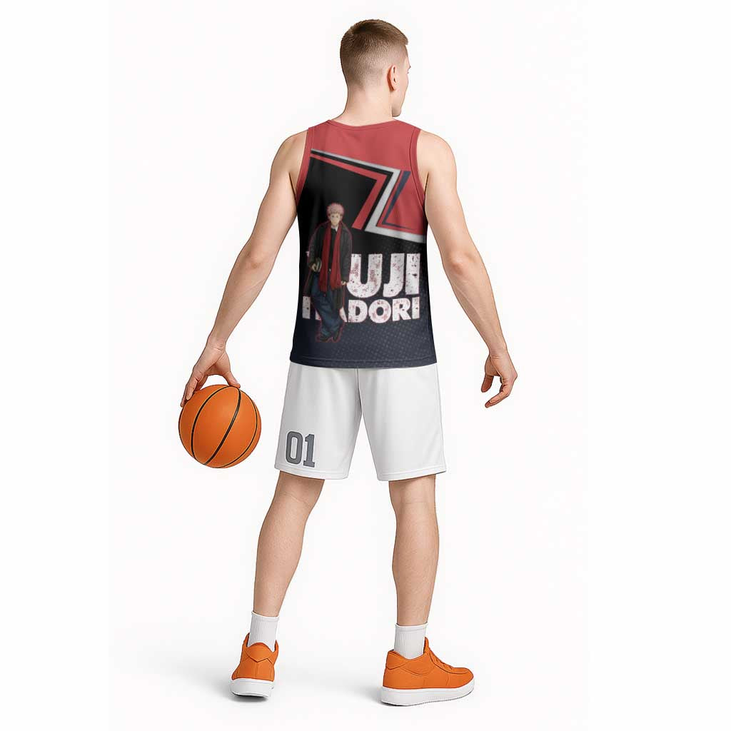Yuji Itadori Basketball Jersey Casual Anime Hero Style