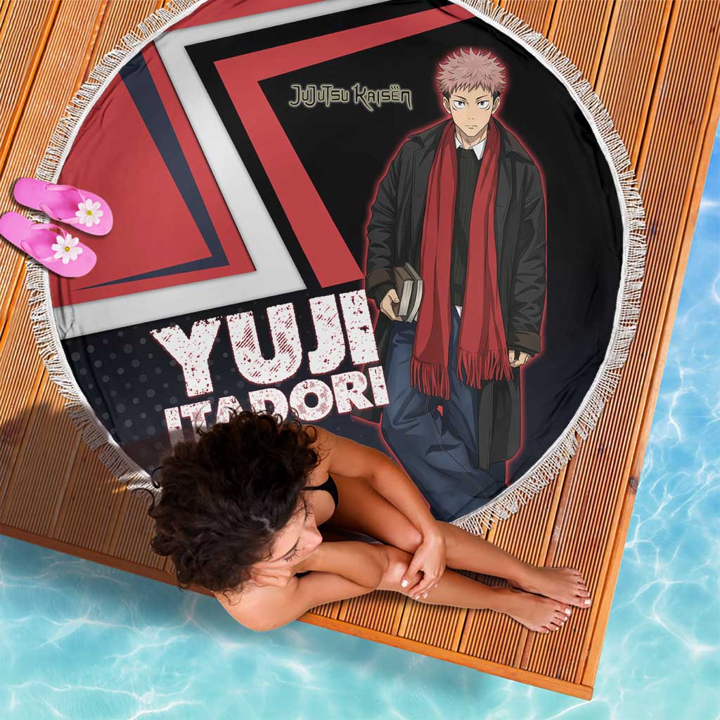 Yuji Itadori Beach Blanket Casual Anime Hero Style