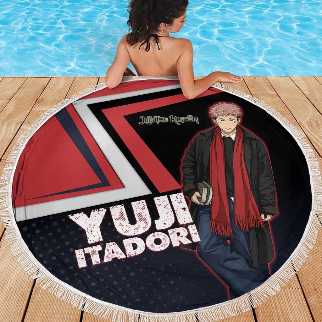 Yuji Itadori Beach Blanket Casual Anime Hero Style