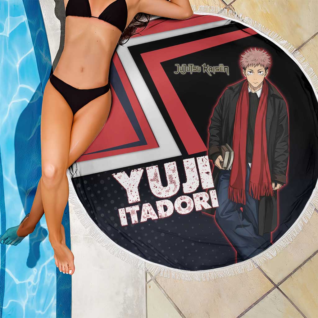 Yuji Itadori Beach Blanket Casual Anime Hero Style