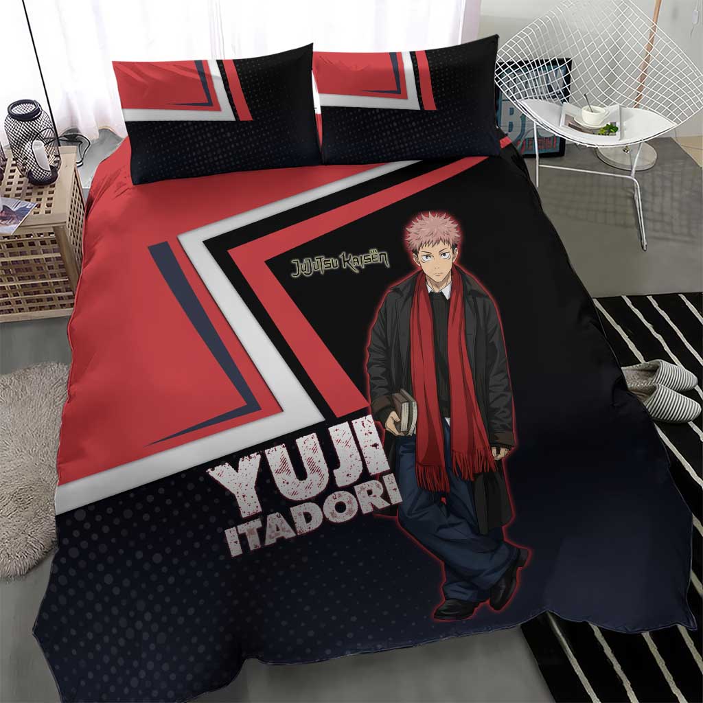 Yuji Itadori Bedding Set Casual Anime Hero Style