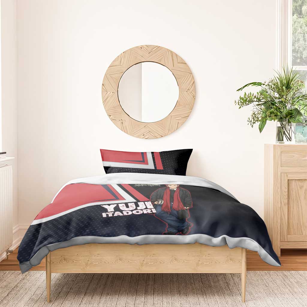 Yuji Itadori Bedding Set Casual Anime Hero Style