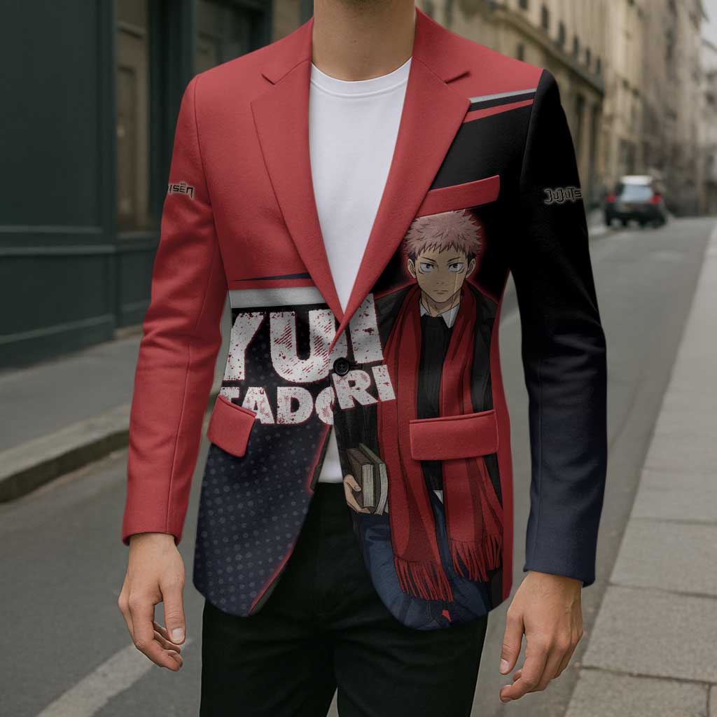 Yuji Itadori Blazer Casual Anime Hero Style