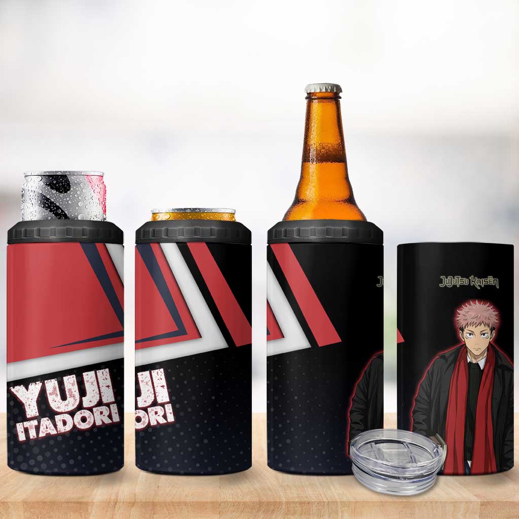 Yuji Itadori 4 in 1 Can Cooler Tumbler Casual Anime Hero Style