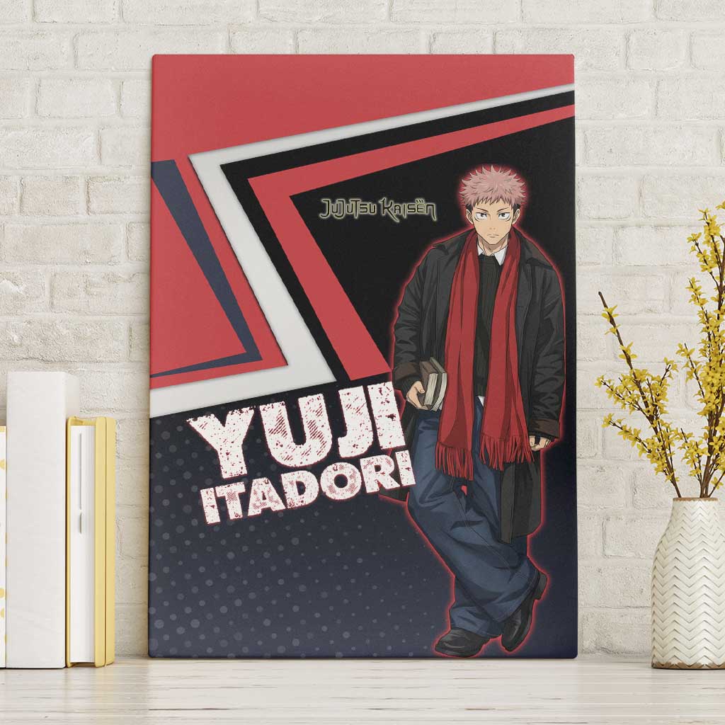 Yuji Itadori Canvas Wall Art Casual Anime Hero Style