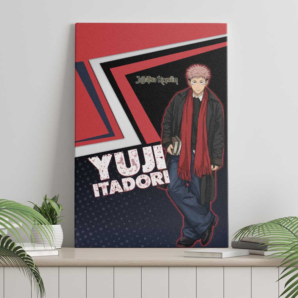 Yuji Itadori Canvas Wall Art Casual Anime Hero Style