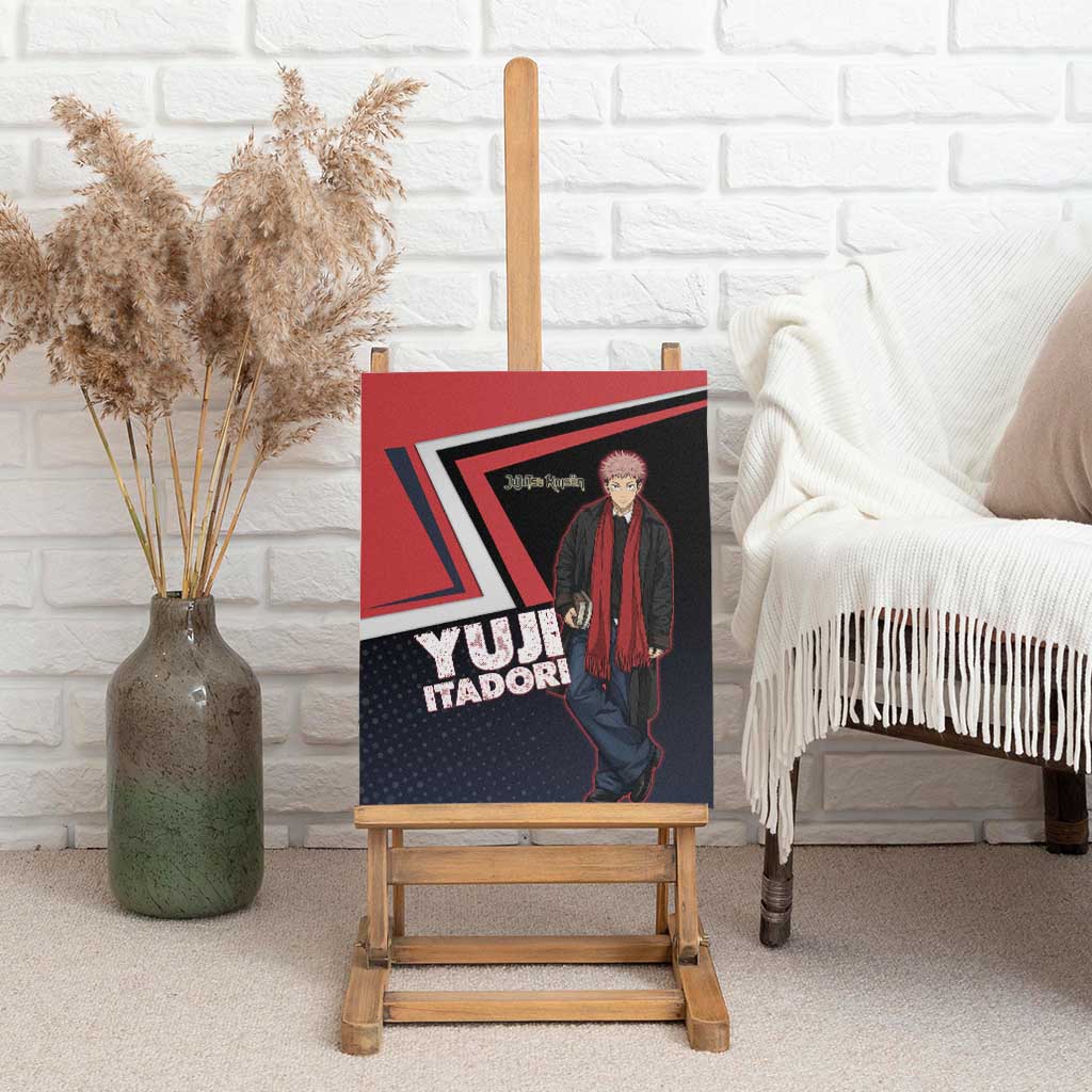 Yuji Itadori Canvas Wall Art Casual Anime Hero Style