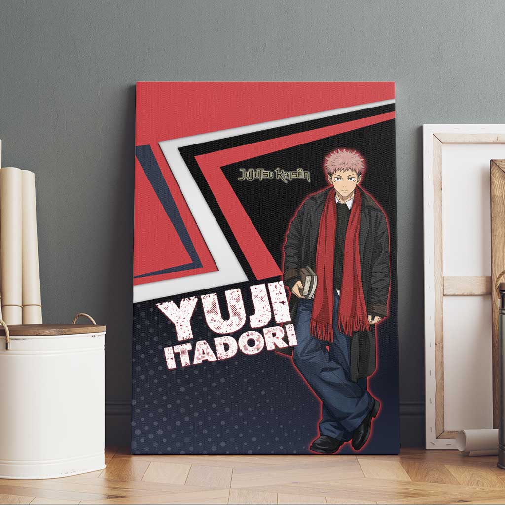 Yuji Itadori Canvas Wall Art Casual Anime Hero Style