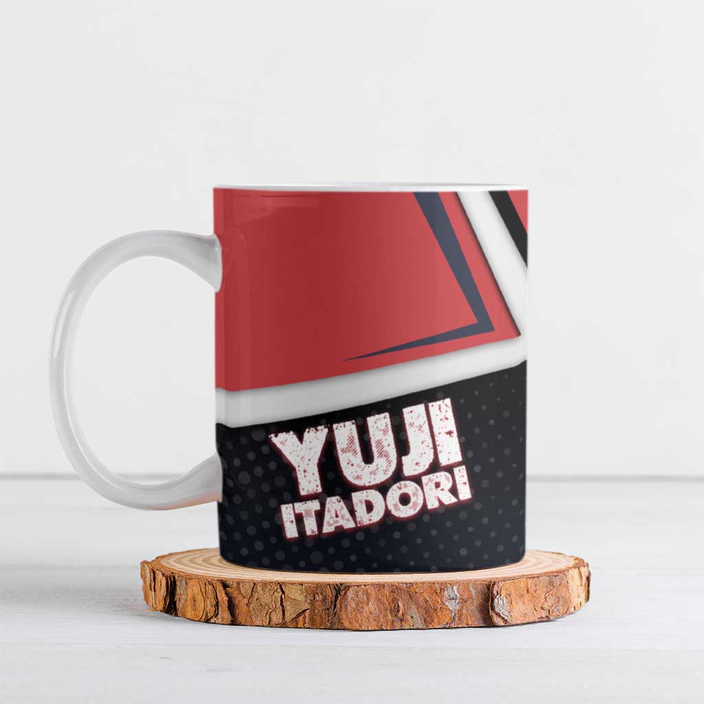 Yuji Itadori Ceramic Mug Casual Anime Hero Style